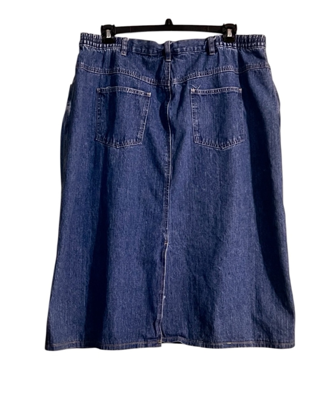Style & Co. Skirt Women’s 20 Blue Jean Denim Midi Modest - Picture 2 of 6